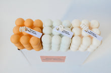 Load image into Gallery viewer, Bubble Cube Decorative Candle: White Sage &amp; Lavender
